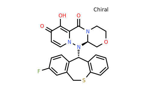 1985605-62-6 | (R)-12-((S)-8-Fluoro-6,11-dihydrodibenzo[b,e]thiepin-11-yl)-7-hydroxy-3,4,12,12a-tetrahydro-1H-[1,4]oxazino[3,4-c]pyrido[2,1-f][1,2,4]triazine-6,8-dione