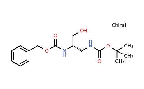 199005-69-1 | Benzyl tert-butyl (3-hydroxypropane-1,2-diyl)(S)-dicarbamate