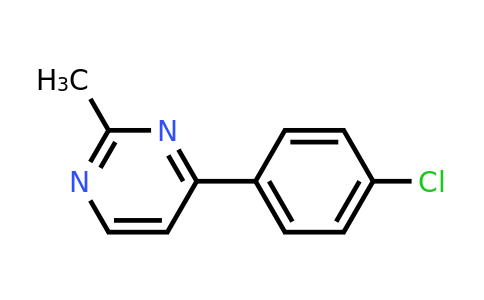 19927-61-8 | 4-(4-Chlorophenyl)-2-methylpyrimidine