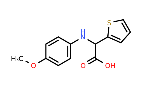 199461-24-0 | 2-((4-Methoxyphenyl)amino)-2-(thiophen-2-yl)acetic acid
