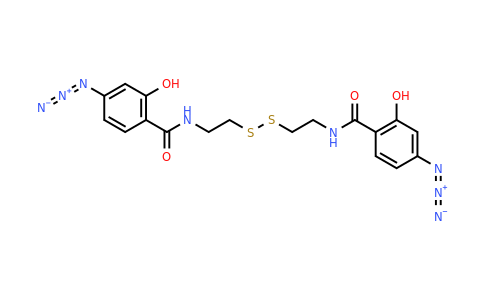 N,N'-(disulfanediylbis(ethane-2,1-diyl))bis(4-azido-2-hydroxybenzamide)