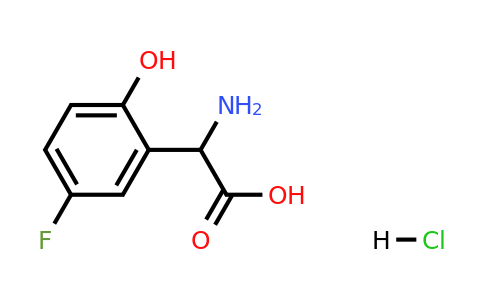 2-Amino-2-(5-fluoro-2-hydroxyphenyl)acetic acid hydrochloride