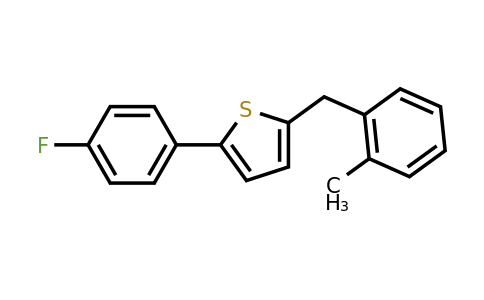 2005454-69-1 | 2-(4-Fluorophenyl)-5-(2-methylbenzyl)thiophene