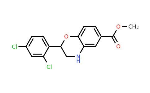 2007909-33-1 | 2H-1,4-Benzoxazine-6-carboxylic acid, 2-(2,4-dichlorophenyl)-3,4-dihydro-, methyl ester