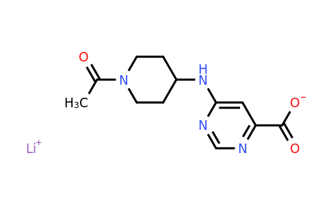 2007909-54-6 | 6-[(1-Acetylpiperidin-4-yl)amino]pyrimidine-4-carboxylic acid lithium salt
