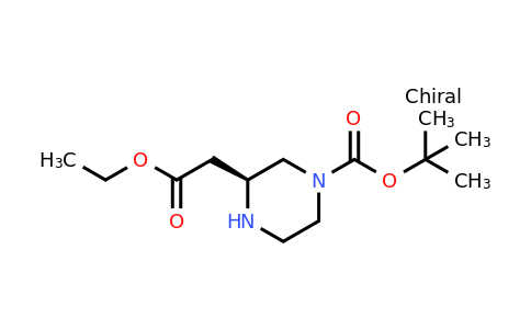 tert-Butyl (S)-3-(2-ethoxy-2-oxoethyl)piperazine-1-carboxylate