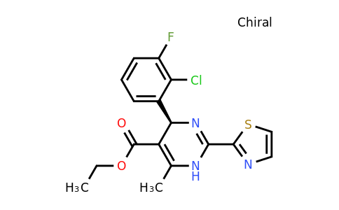 2007949-91-7 | Ethyl (S)-4-(2-chloro-3-fluorophenyl)-6-methyl-2-(thiazol-2-yl)-1,4-dihydropyrimidine-5-carboxylate