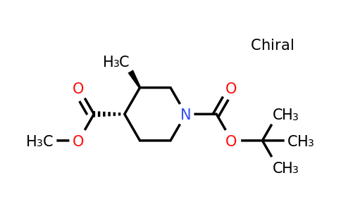2008714-59-6 | O1-tert-butyl O4-methyl (3R,4S)-3-methylpiperidine-1,4-dicarboxylate