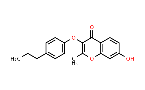 201284-83-5 | 7-Hydroxy-2-methyl-3-(4-propylphenoxy)-4h-chromen-4-one
