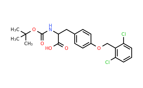 2-((tert-Butoxycarbonyl)amino)-3-(4-((2,6-dichlorobenzyl)oxy)phenyl)propanoic acid