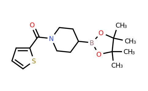 2016819-12-6 | 4-(Tetramethyl-1,3,2-dioxaborolan-2-yl)-1-[(thiophen-2-yl)carbonyl]piperidine