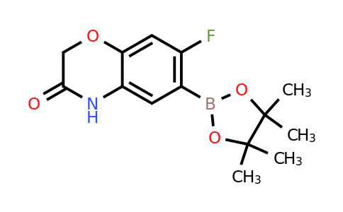 2018286-71-8 | 7-Fluoro-6-(4,4,5,5-tetramethyl-1,3,2-dioxaborolan-2-yl)-2h-benzo[b][1,4]oxazin-3(4h)-one