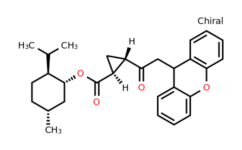 201851-10-7 | (1S,2S)-((1R,2S,5R)-2-isopropyl-5-methylcyclohexyl) 2-(2-(9H-xanthen-9-yl)acetyl)cyclopropanecarboxylate
