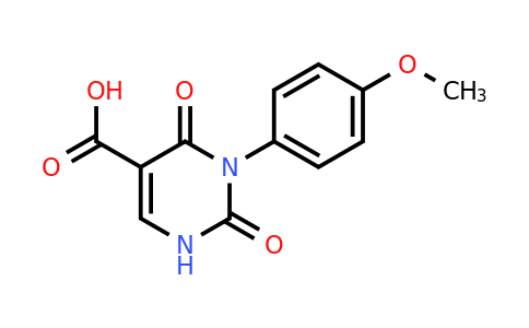 202197-51-1 | 3-(4-Methoxyphenyl)-2,4-dioxo-1,2,3,4-tetrahydropyrimidine-5-carboxylic acid