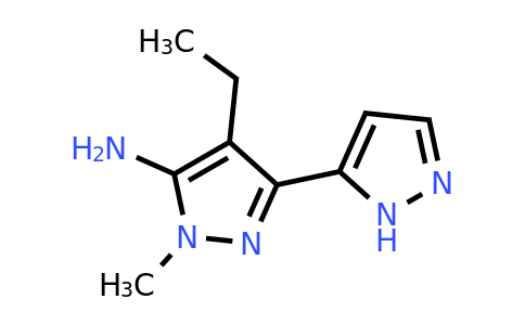 4-Ethyl-1-methyl-1h,2'h-[3,3'-bipyrazol]-5-amine