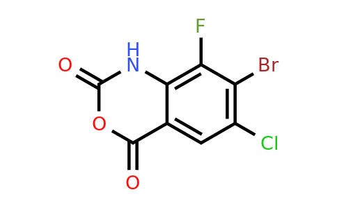 2022976-00-5 | 7-Bromo-6-chloro-8-fluoro-1H-benzo[d][1,3]oxazine-2,4-dione