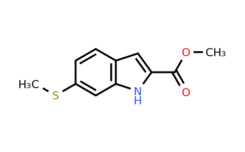 202584-20-1 | Methyl 6-(methylsulfanyl)-1h-indole-2-carboxylate