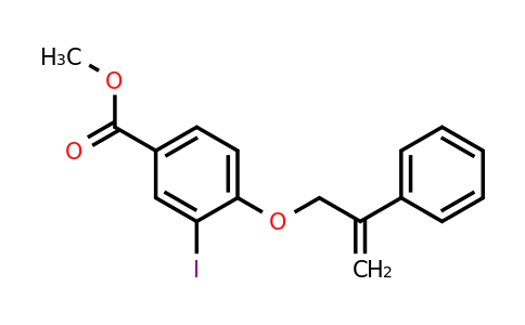 Methyl 3-iodo-4-((2-phenylallyl)oxy)benzoate