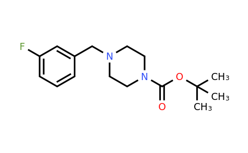 tert-butyl 4-(3-fluorobenzyl)piperazine-1-carboxylate