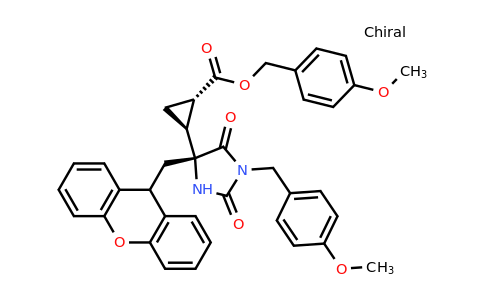 203209-15-8 | 4-Methoxybenzyl (1S,2S)-2-((R)-4-((9H-xanthen-9-yl)methyl)-1-(4-methoxybenzyl)-2,5-dioxoimidazolidin-4-yl)cyclopropane-1-carboxylate