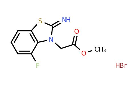 2034153-22-3 | Methyl 2-(4-fluoro-2-iminobenzo[d]thiazol-3(2H)-yl)acetate hydrobromide