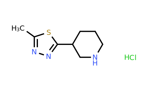 2034154-74-8 | 3-(5-Methyl-1,3,4-thiadiazol-2-yl)piperidine hydrochloride