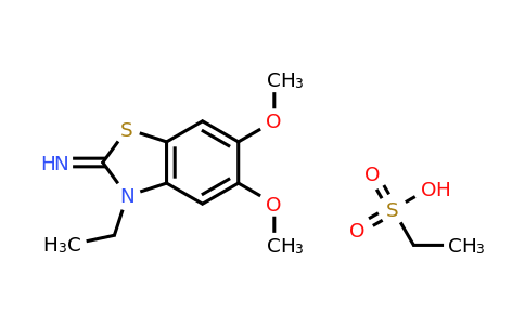 2034155-55-8 | 3-Ethyl-5,6-dimethoxybenzo[d]thiazol-2(3H)-imine ethanesulfonate