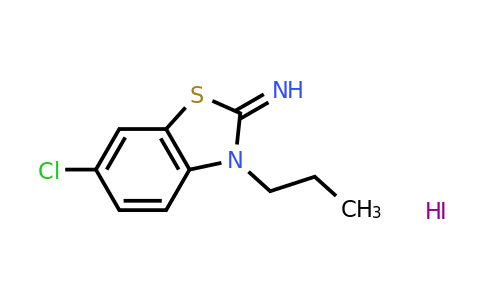 2034156-71-1 | 6-Chloro-3-propylbenzo[d]thiazol-2(3H)-imine hydroiodide