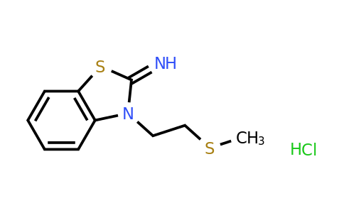 2034157-41-8 | 3-(2-(Methylthio)ethyl)benzo[d]thiazol-2(3H)-imine hydrochloride