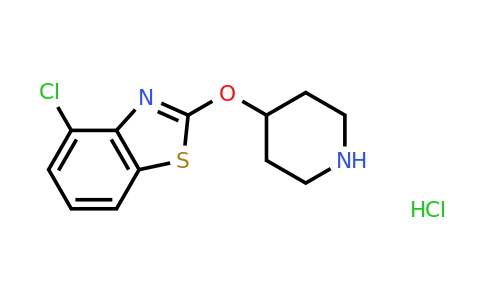 2034468-32-9 | 4-Chloro-2-(piperidin-4-yloxy)-1,3-benzothiazole hydrochloride