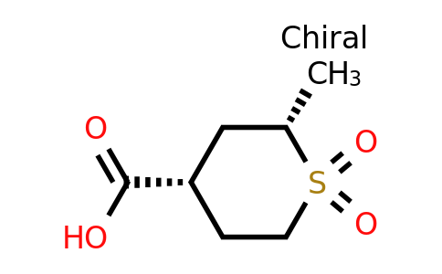 2041844-35-1 | cis-2-methyl-1,1-dioxo-thiane-4-carboxylic acid