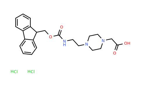204320-65-0 | 2-(4-(2-((((9H-Fluoren-9-yl)methoxy)carbonyl)amino)ethyl)piperazin-1-yl)acetic acid dihydrochloride