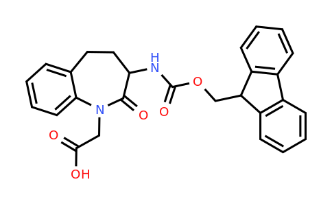 204322-78-1 | 2-(3-((((9H-fluoren-9-yl)methoxy)carbonyl)amino)-2-oxo-2,3,4,5-tetrahydro-1H-benzo[b]azepin-1-yl)acetic acid