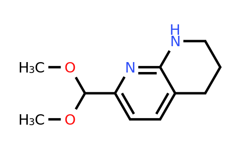 204452-91-5 | 7-(Dimethoxymethyl)-1,2,3,4-tetrahydro-1,8-naphthyridine