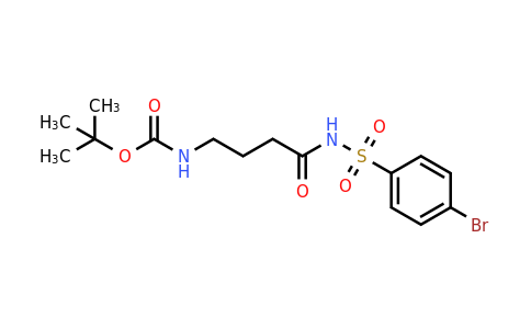 2044702-83-0 | tert-Butyl (4-(4-bromophenylsulfonamido)-4-oxobutyl)carbamate
