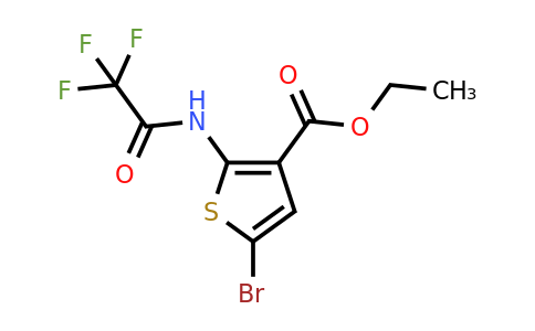 2044706-51-4 | Ethyl 5-bromo-2-(2,2,2-trifluoroacetamido)thiophene-3-carboxylate