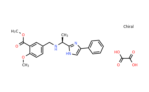 2046303-09-5 | Methyl (S)-2-methoxy-5-(((1-(4-phenyl-1H-imidazol-2-yl)ethyl)amino)methyl)benzoate oxalate
