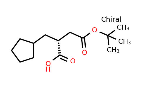 (R)-4-(tert-Butoxy)-2-(cyclopentylmethyl)-4-oxobutanoic acid