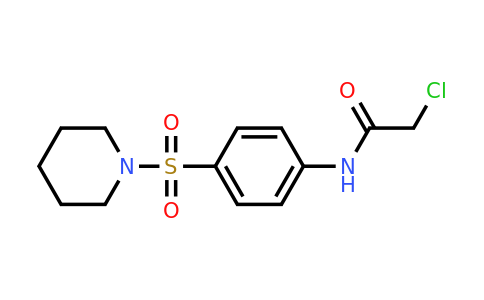 2-Chloro-N-[4-(piperidine-1-sulfonyl)phenyl]acetamide