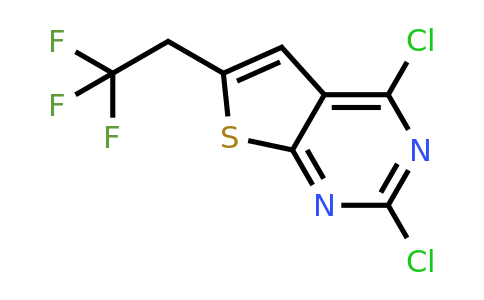2055107-43-0 | 2,4-Dichloro-6-(2,2,2-trifluoroethyl)thieno[2,3-d]pyrimidine