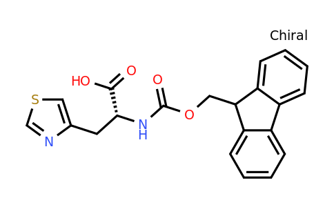 205528-33-2 | (R)-2-((((9H-Fluoren-9-yl)methoxy)carbonyl)amino)-3-(thiazol-4-yl)propanoic acid