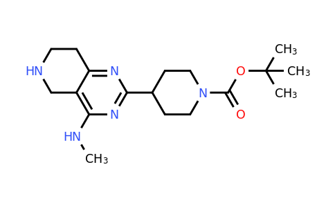 2058957-73-4 | Tert-butyl 4-(4-(methylamino)-5,6,7,8-tetrahydropyrido[4,3-d]pyrimidin-2-yl)piperidine-1-carboxylate