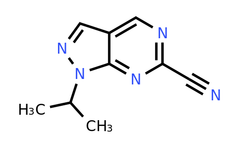 1-isopropylpyrazolo[3,4-d]pyrimidine-6-carbonitrile