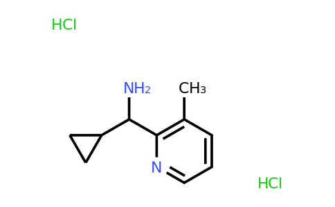 2061979-36-8 | Cyclopropyl(3-methylpyridin-2-yl)methanamine dihydrochloride