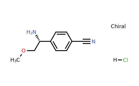 2061996-79-8 | (R)-4-(1-Amino-2-methoxyethyl)benzonitrile hydrochloride