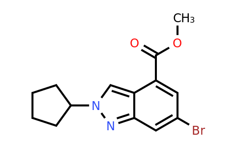 2070014-74-1 | Methyl 6-bromo-2-cyclopentyl-2H-indazole-4-carboxylate