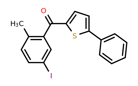 2070015-44-8 | (5-Iodo-2-methylphenyl)(5-phenylthiophen-2-yl)methanone