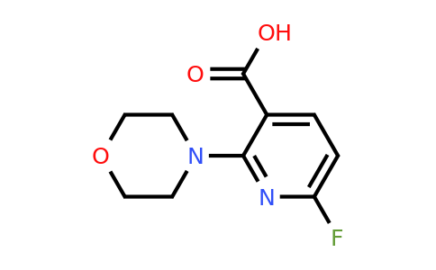 2070856-05-0 | 6-Fluoro-2-morpholinonicotinic acid