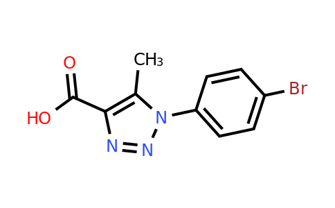 20725-34-2 | 1-(4-Bromophenyl)-5-methyl-1H-1,2,3-triazole-4-carboxylic acid