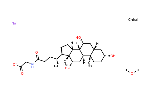 207614-05-9 | Glycine, N-[(3α,5β,7α,12α)-3,7,12-trihydroxy-24-oxocholan-24-yl]-, monosodium salt, monohydrate